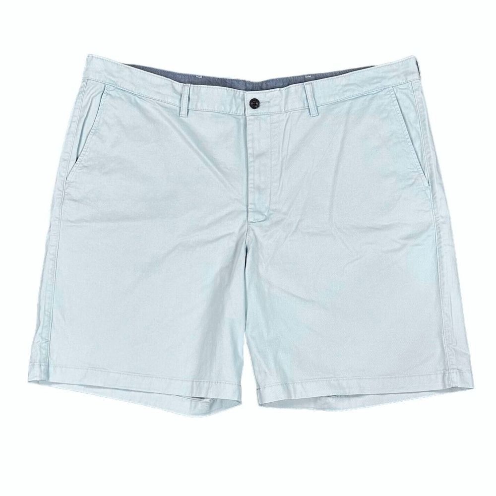 L.L. Bean Men's Blue 44 W Lakewashed Stretch‎ Standard Fit Chino Shorts New